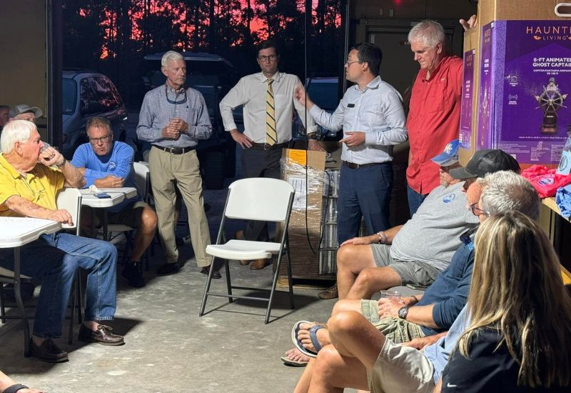 meeting Carolina Beach Inlet Association Meeting