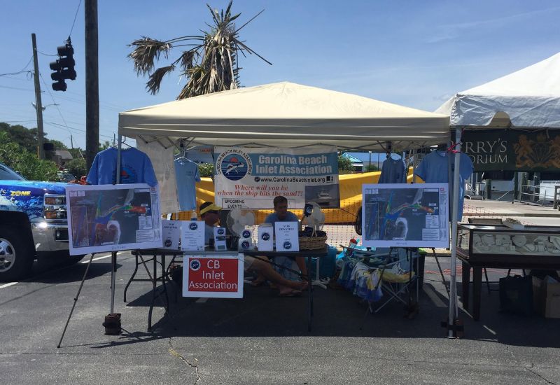 Carolina Beach Inlet Tent Carolina Beach Inlet Association Meeting